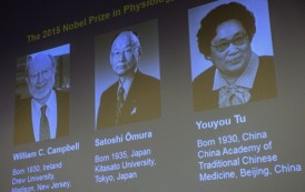 آکادمی نوبل اسامی برندگان نوبل پزشکی و فیزیولوژی سال ۲۰۱۵ میلادی را اعلام کرد